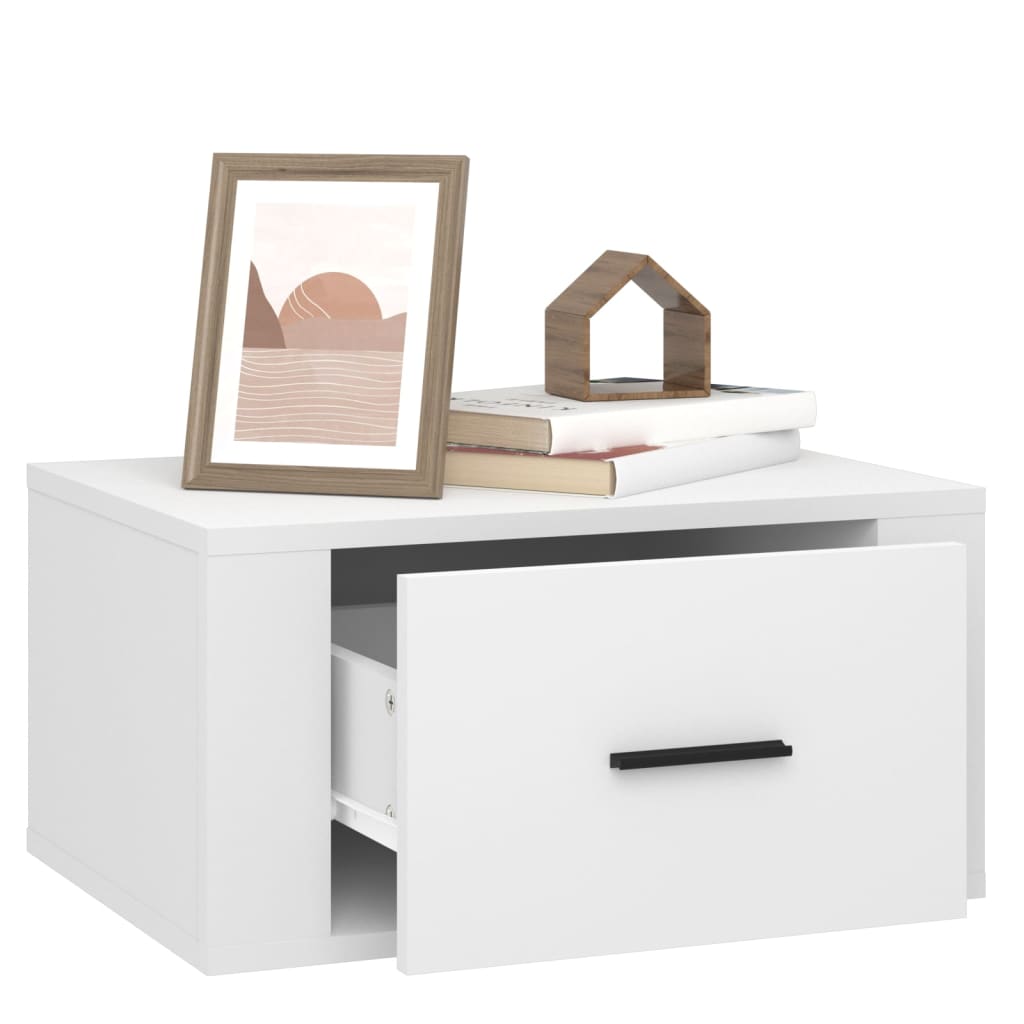 Tables de chevet murales 2 pcs Blanc 50x36x25 cm - XIOS