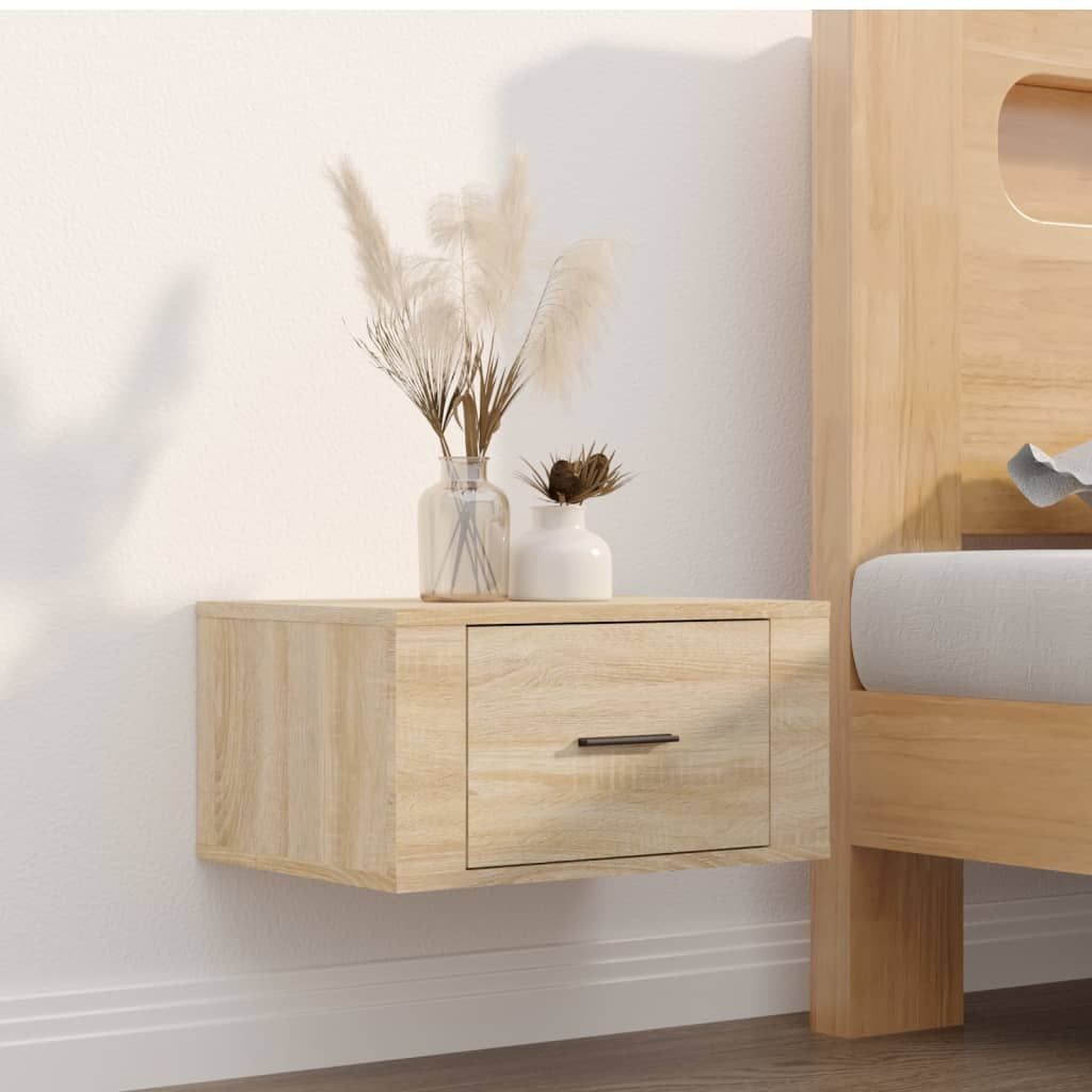 Tables de chevet murales 2 pcs Chêne sonoma 50x36x25 cm - XIOS