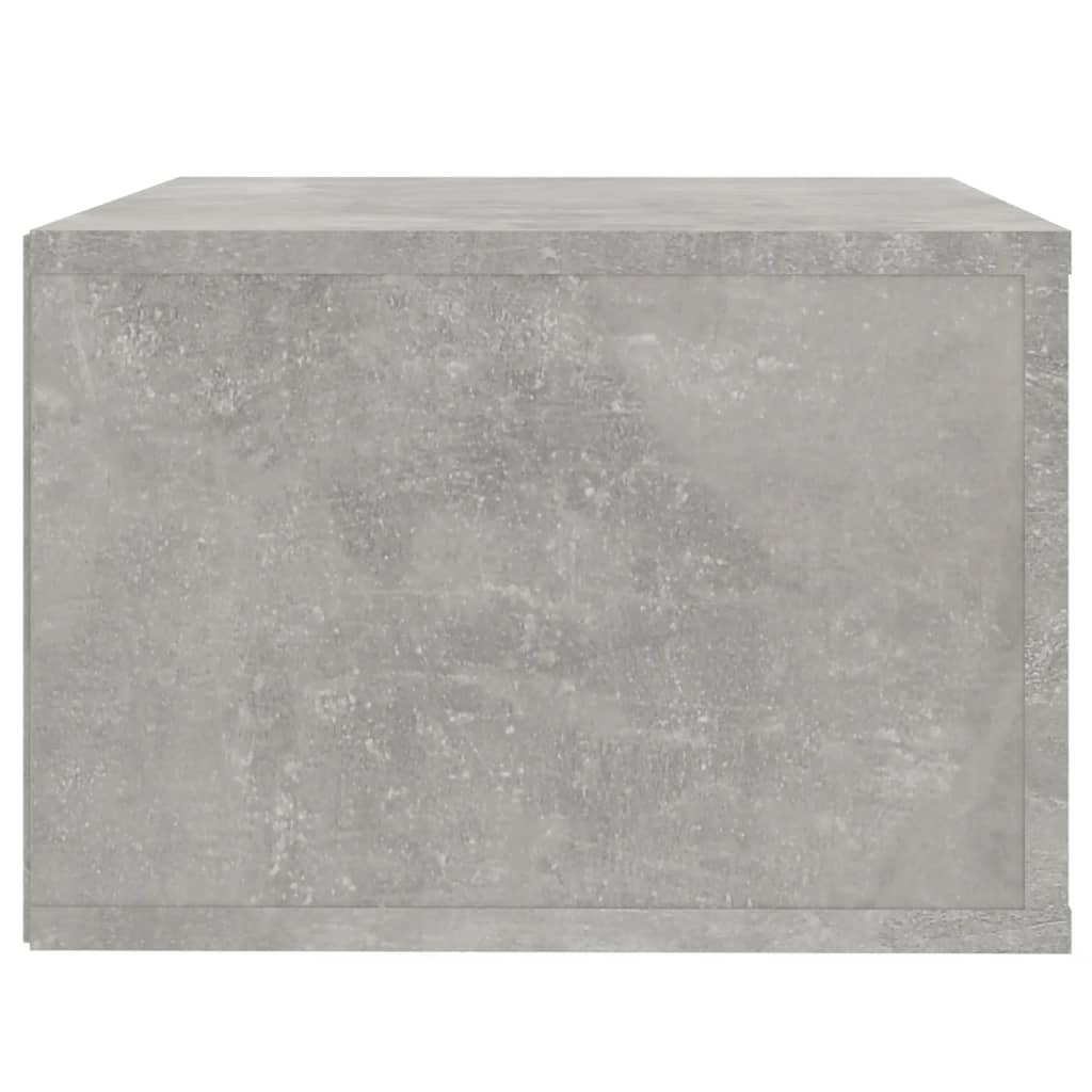 Table de chevet murale Gris béton 50x36x25 cm - XIOS