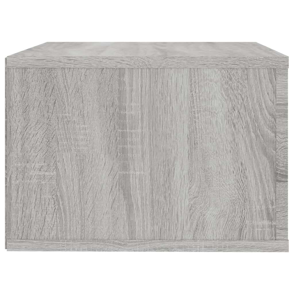 Table de chevet murale Sonoma gris 50x36x25 cm - XIOS