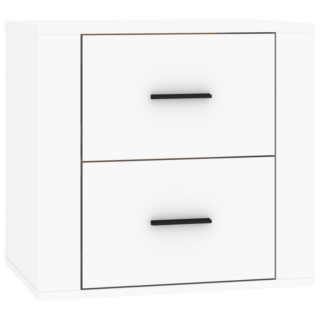Table de chevet murale Blanc 50x36x47 cm - XIOS