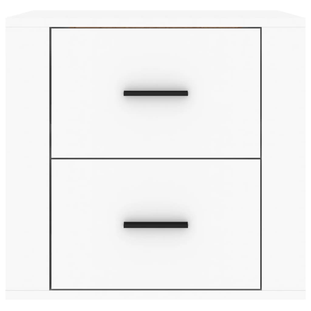Table de chevet murale Blanc 50x36x47 cm - XIOS