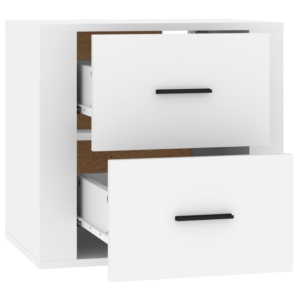 Table de chevet murale Blanc 50x36x47 cm - XIOS