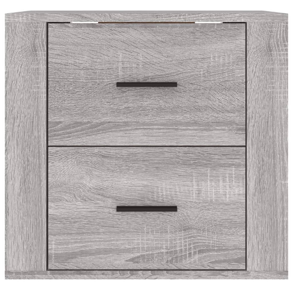Table de chevet murale Sonoma gris 50x36x47 cm
