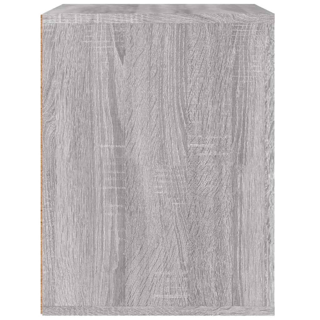 Table de chevet murale Sonoma gris 50x36x47 cm