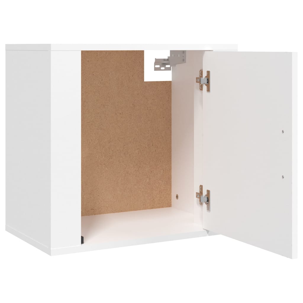 Tables de chevet murales 2 pcs Blanc 50x30x47 cm - XIOS