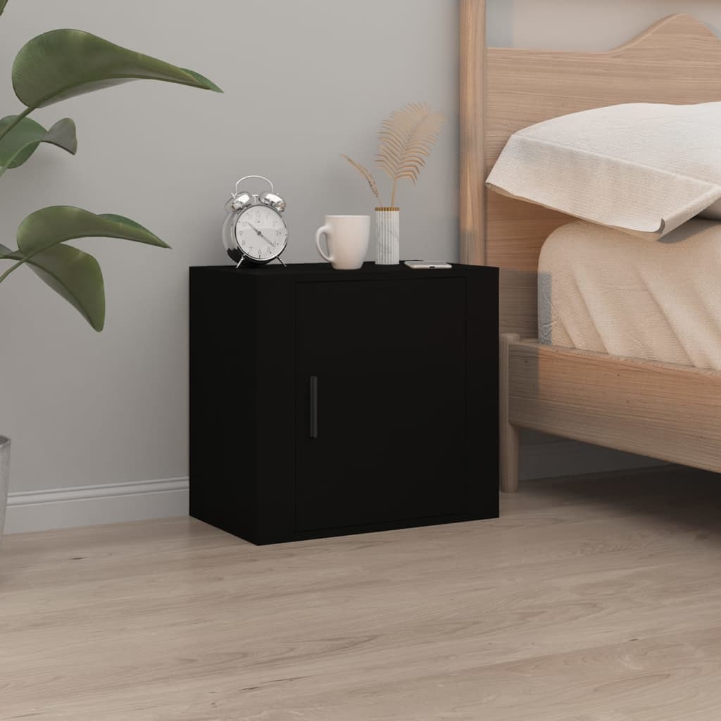 Tables de chevet murales 2 pcs Noir 50x30x47 cm - XIOS