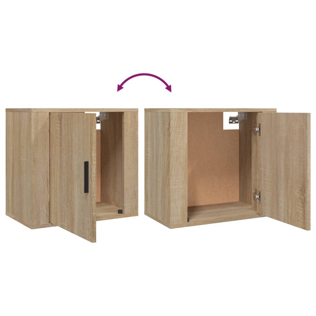 Tables de chevet murales 2 pcs Chêne sonoma 50x30x47 cm - XIOS