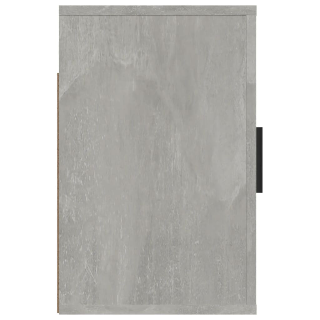 Table de chevet murale Gris béton 50x30x47 cm - XIOS