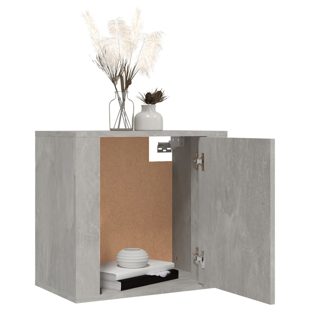 Tables de chevet murales 2 pcs Gris béton 50x30x47 cm - XIOS