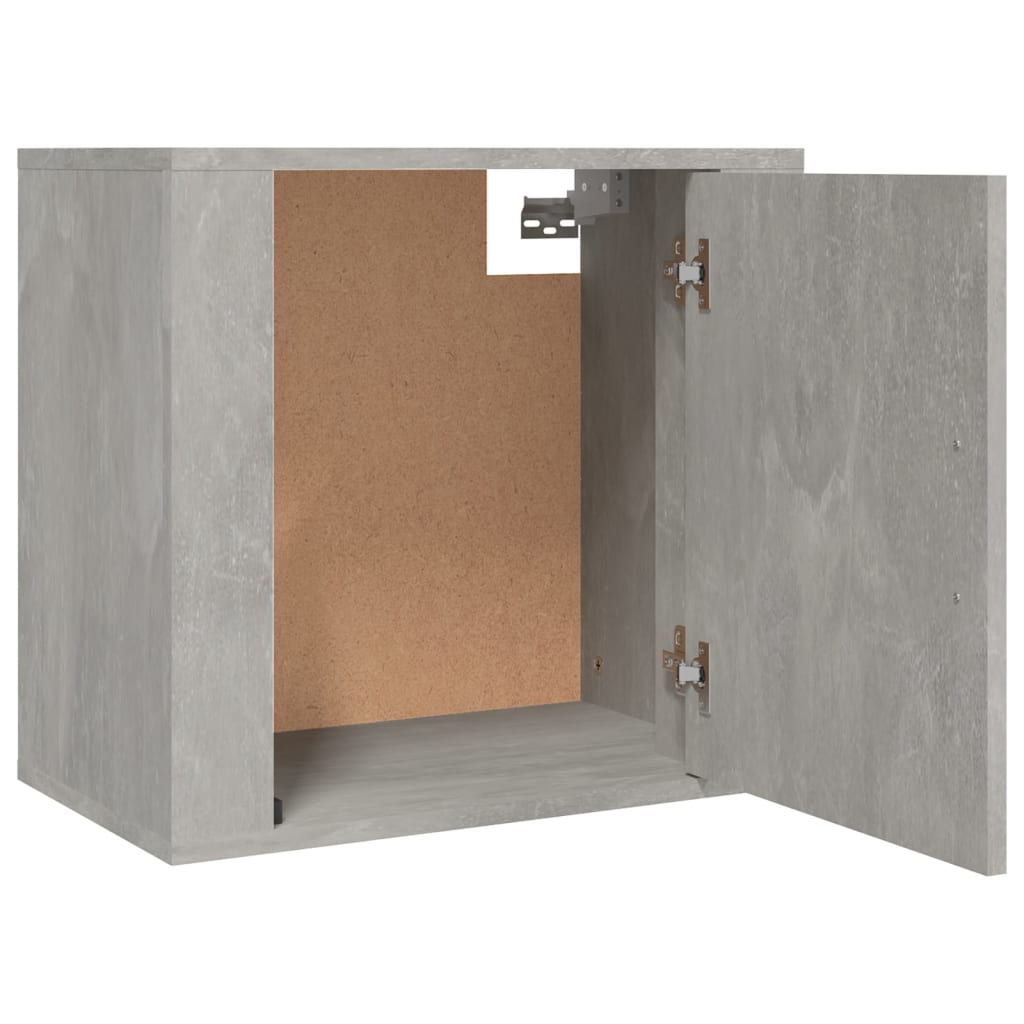 Tables de chevet murales 2 pcs Gris béton 50x30x47 cm - XIOS
