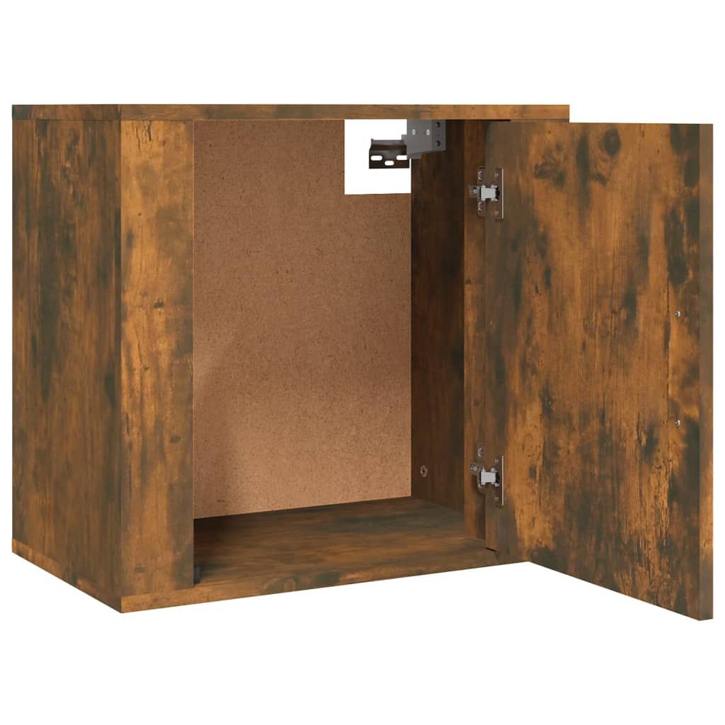 Tables de chevet murales 2 pcs Chêne fumé 50x30x47 cm - XIOS