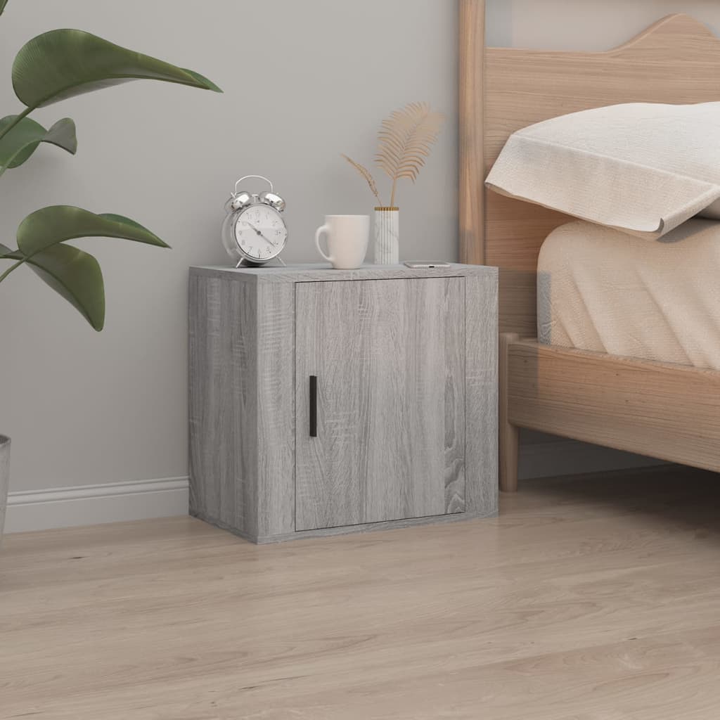 Tables de chevet murales 2 pcs Sonoma gris 50x30x47 cm - XIOS