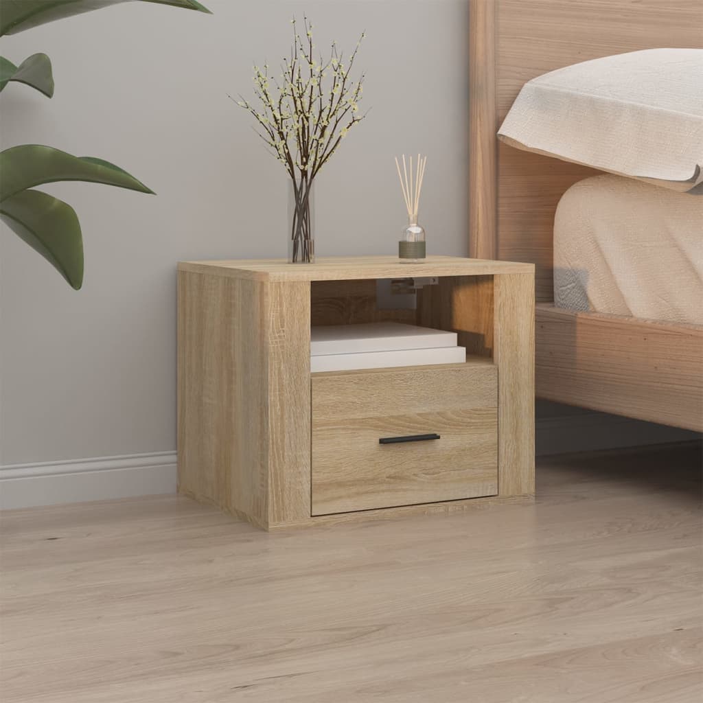 Tables de chevet murales 2 pcs Chêne sonoma 50x36x40 cm - XIOS