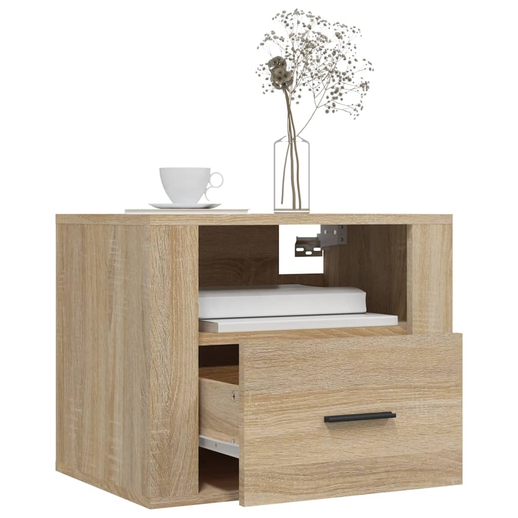 Tables de chevet murales 2 pcs Chêne sonoma 50x36x40 cm - XIOS