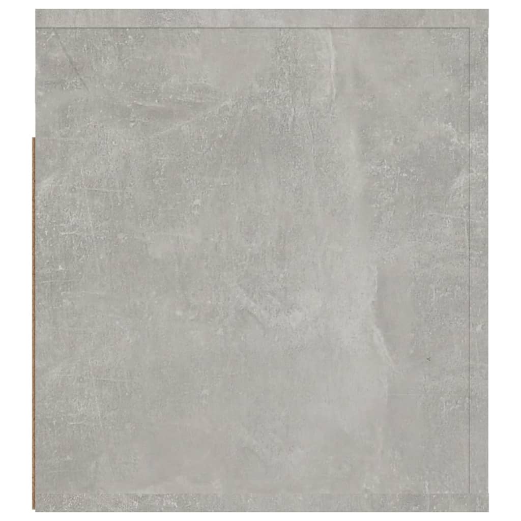 Table de chevet murale Gris béton 50x36x40 cm - XIOS