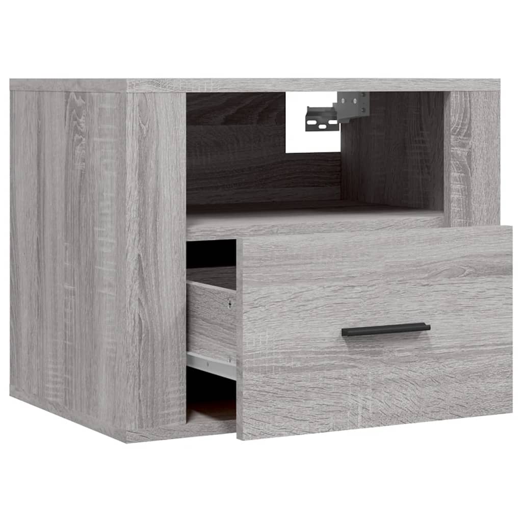 Tables de chevet murales 2 pcs Sonoma gris 50x36x40 cm - XIOS
