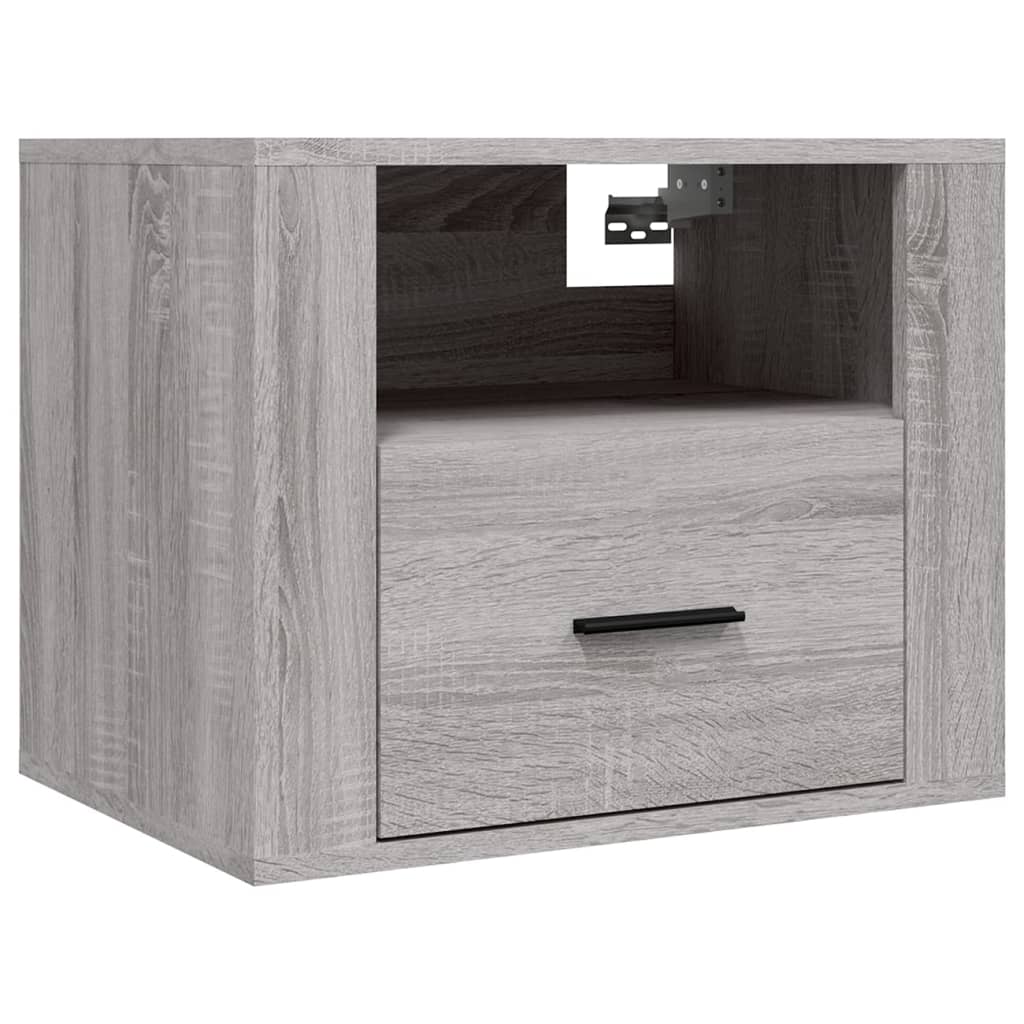 Tables de chevet murales 2 pcs Sonoma gris 50x36x40 cm - XIOS