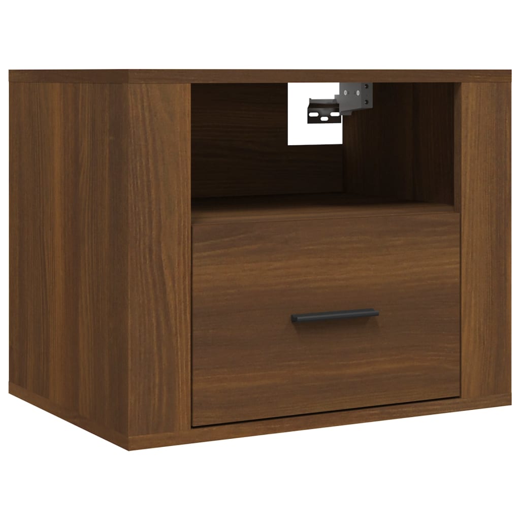 Tables de chevet murales 2 pcs Chêne marron 50x36x40 cm - XIOS