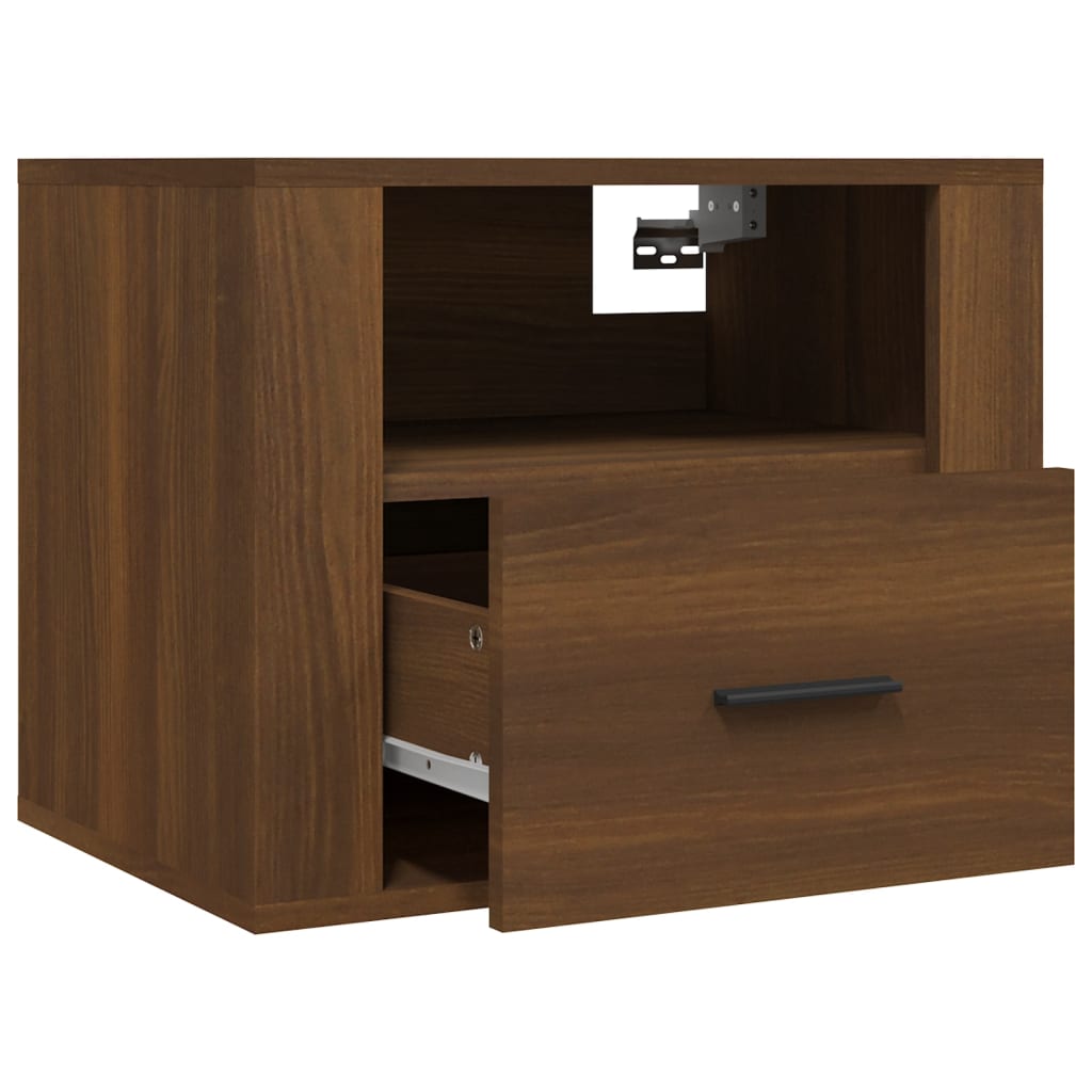 Tables de chevet murales 2 pcs Chêne marron 50x36x40 cm - XIOS