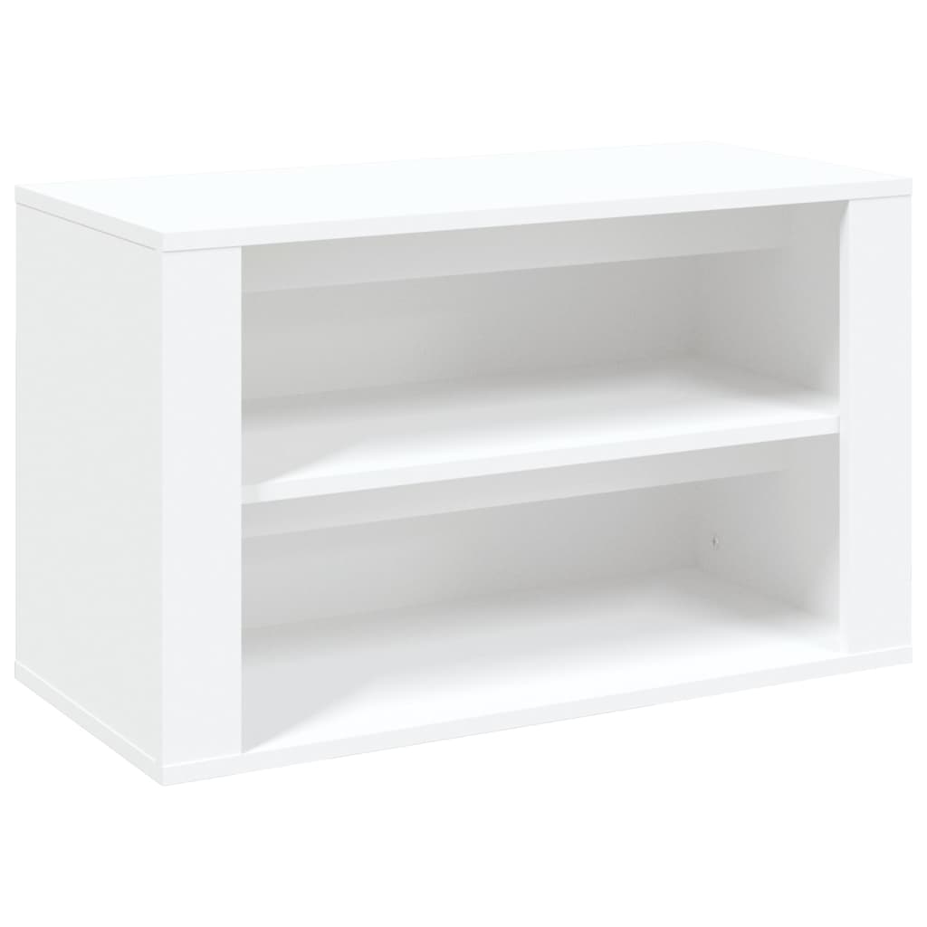 Étagère à chaussures Blanc 75x35x45 cm Bois d'ingénierie - XIOS