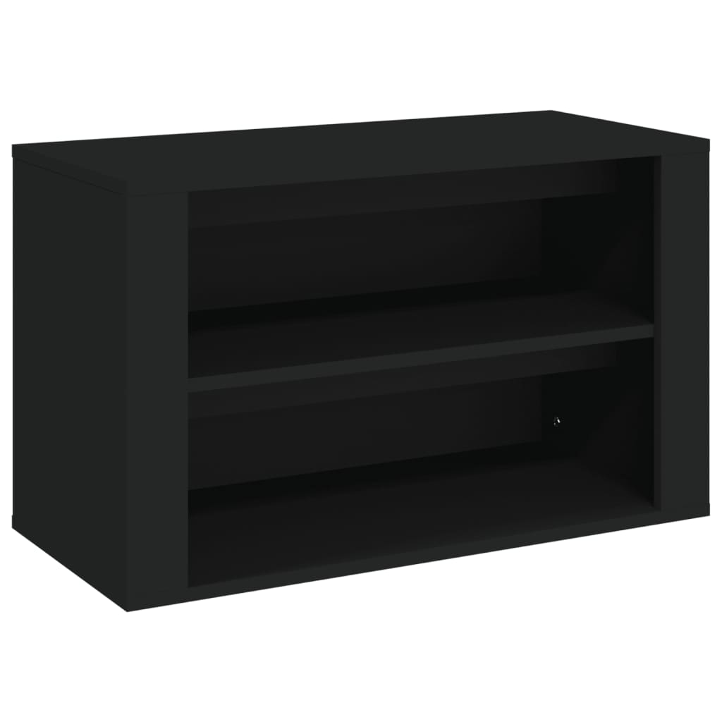 Étagère à chaussures Noir 75x35x45 cm Bois d'ingénierie - XIOS