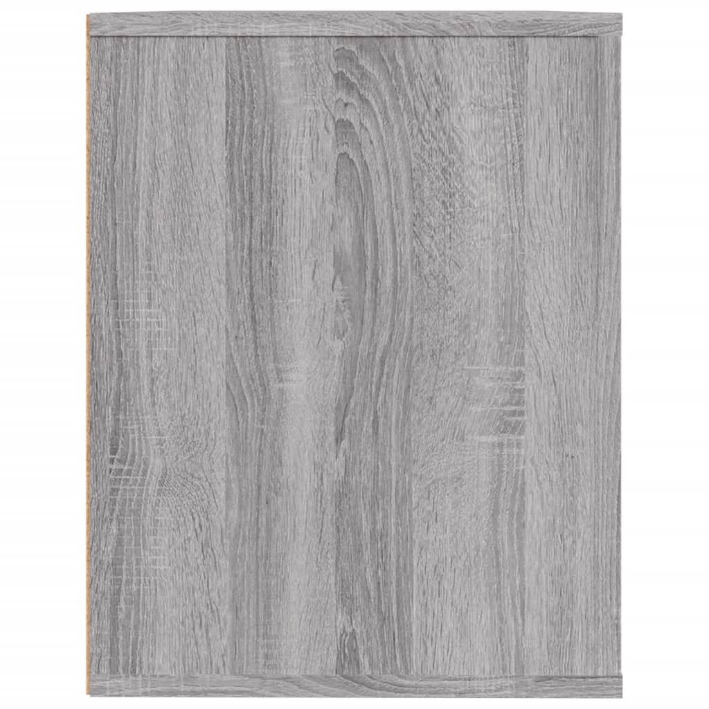 Étagère à chaussures Sonoma gris 75x35x45 cm Bois d'ingénierie - XIOS