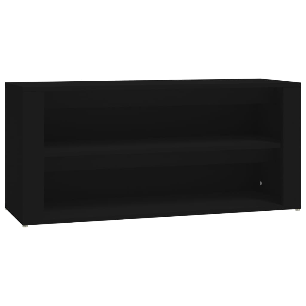 Étagère à chaussures Noir 100x35x45 cm Bois d'ingénierie - XIOS