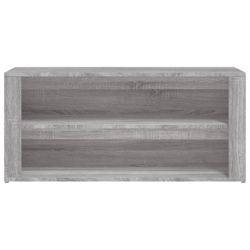 Étagère à chaussures Sonoma gris 100x35x45 cm Bois d'ingénierie - XIOS
