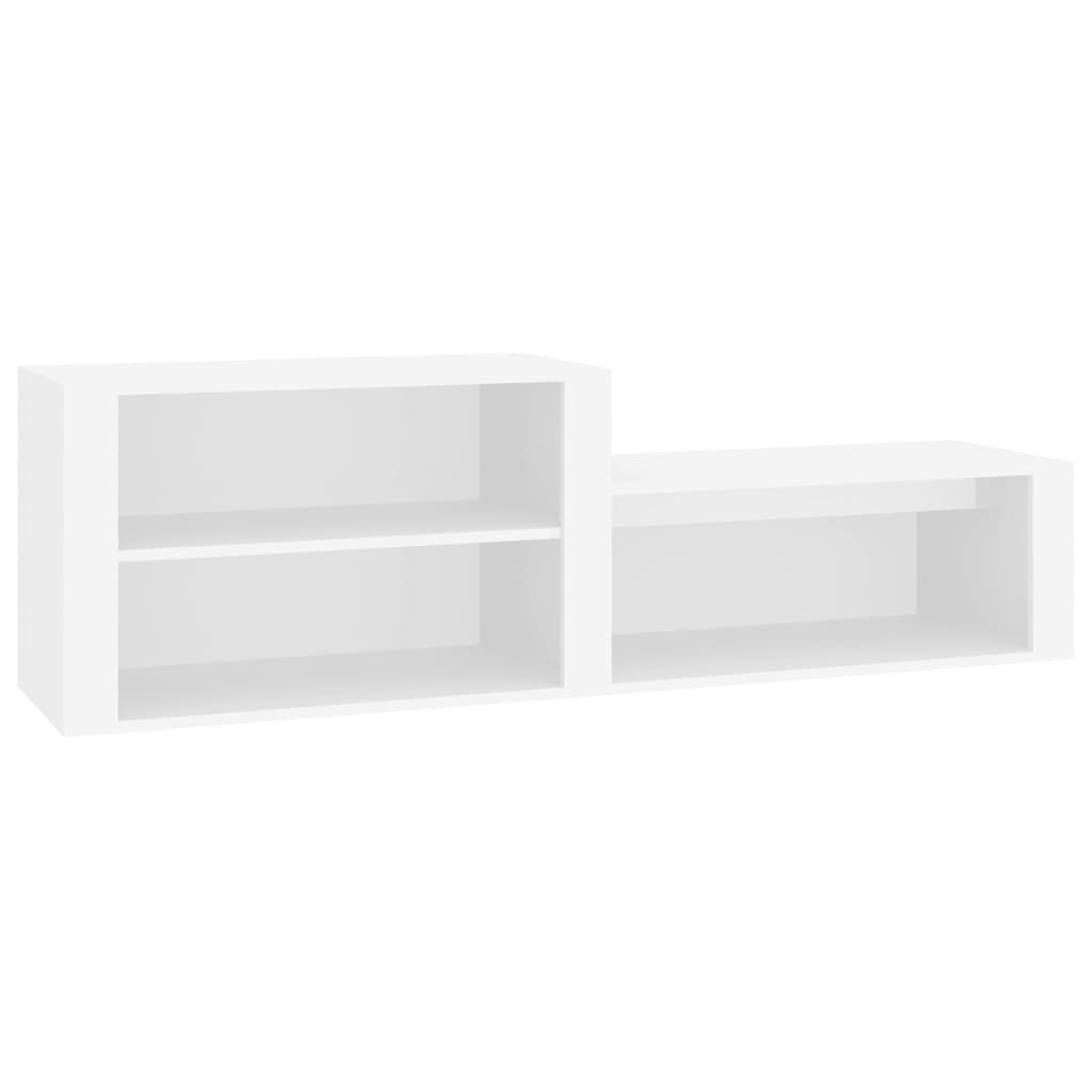 Armoire à chaussures Blanc 150x35x45 cm Bois d'ingénierie - XIOS