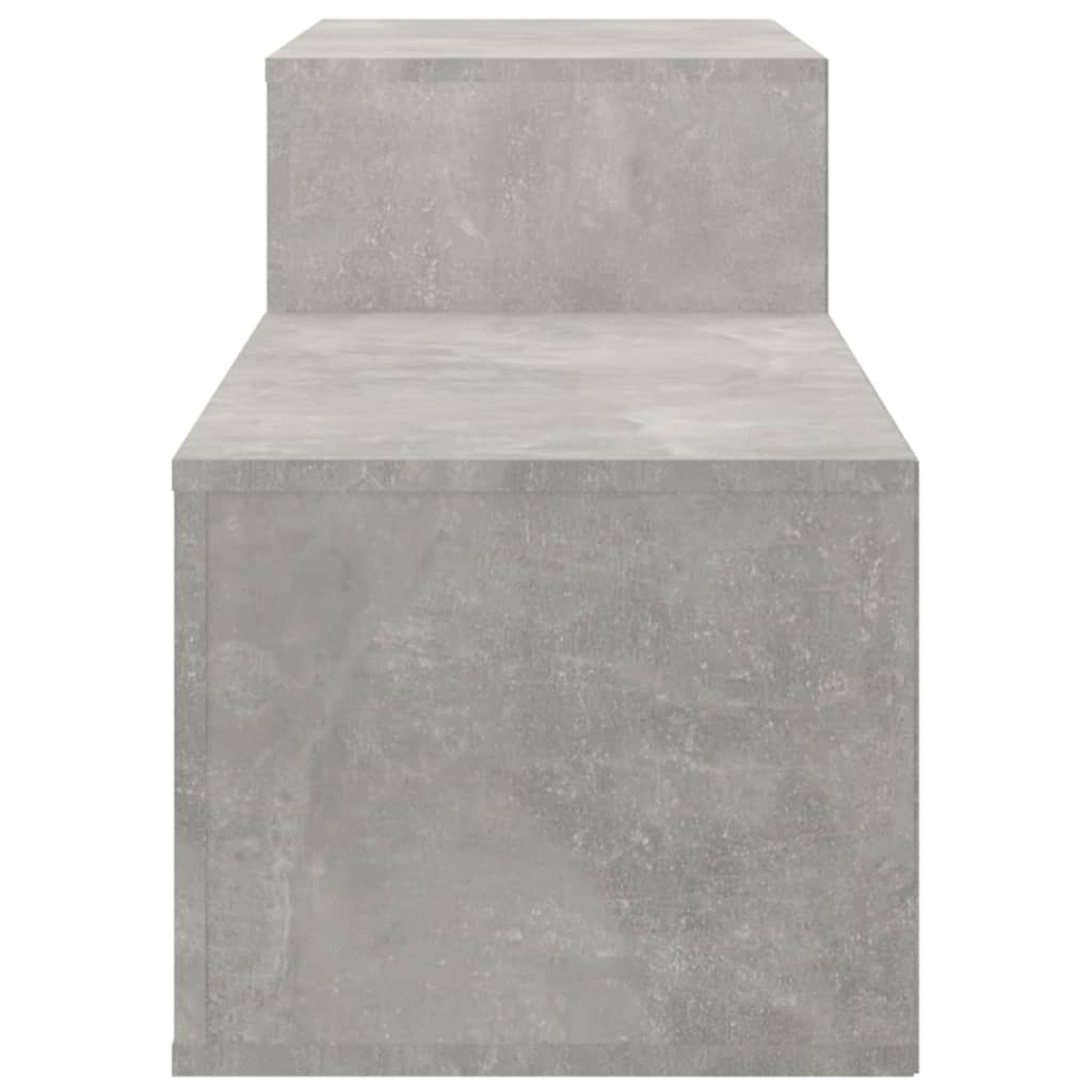 Armoire à chaussures Gris béton 150x35x45 cm Bois d'ingénierie - XIOS