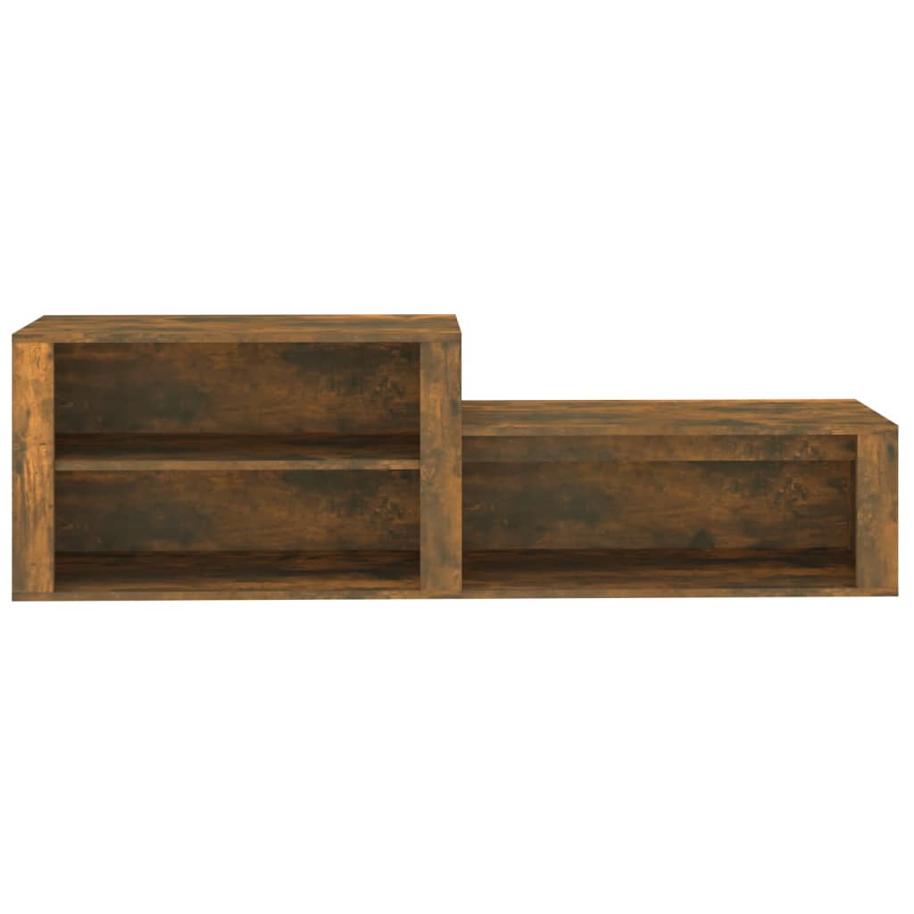 Armoire à chaussures Chêne fumé 150x35x45 cm Bois d'ingénierie - XIOS