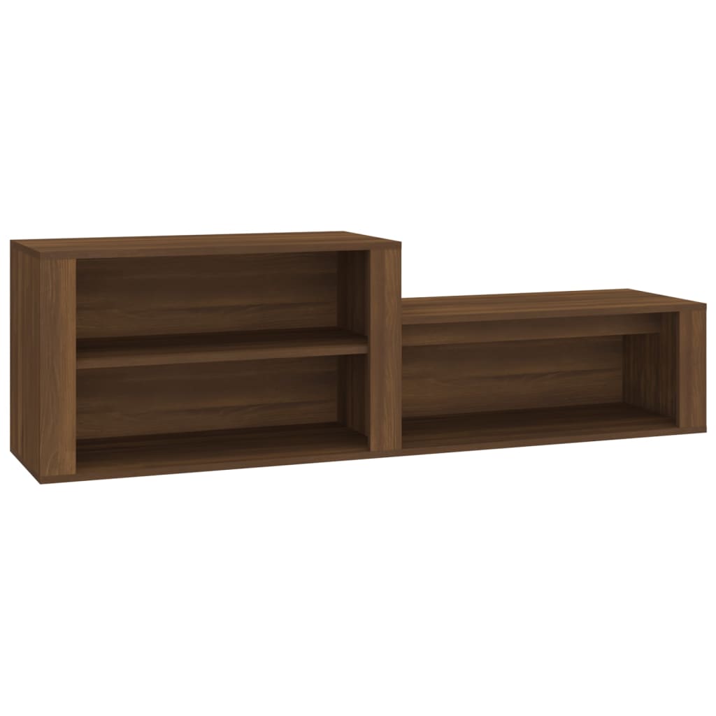 Armoire à chaussures Chêne marron 150x35x45cm Bois d'ingénierie - XIOS