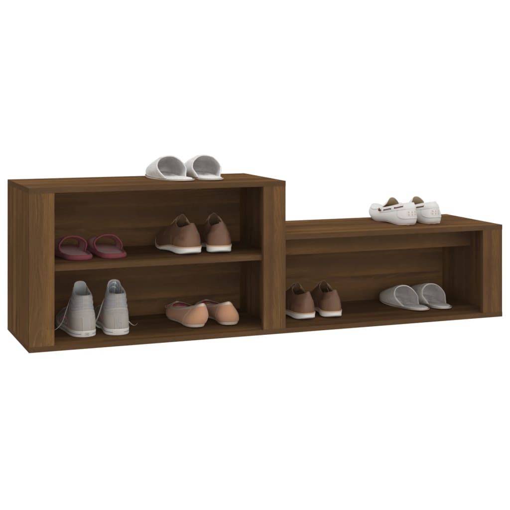 Armoire à chaussures Chêne marron 150x35x45cm Bois d'ingénierie - XIOS