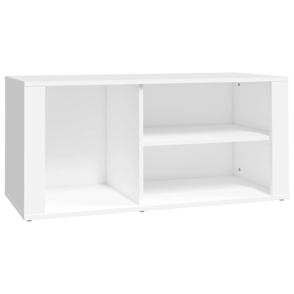 Armoire à chaussures Blanc 100x35x45 cm Bois d'ingénierie - XIOS