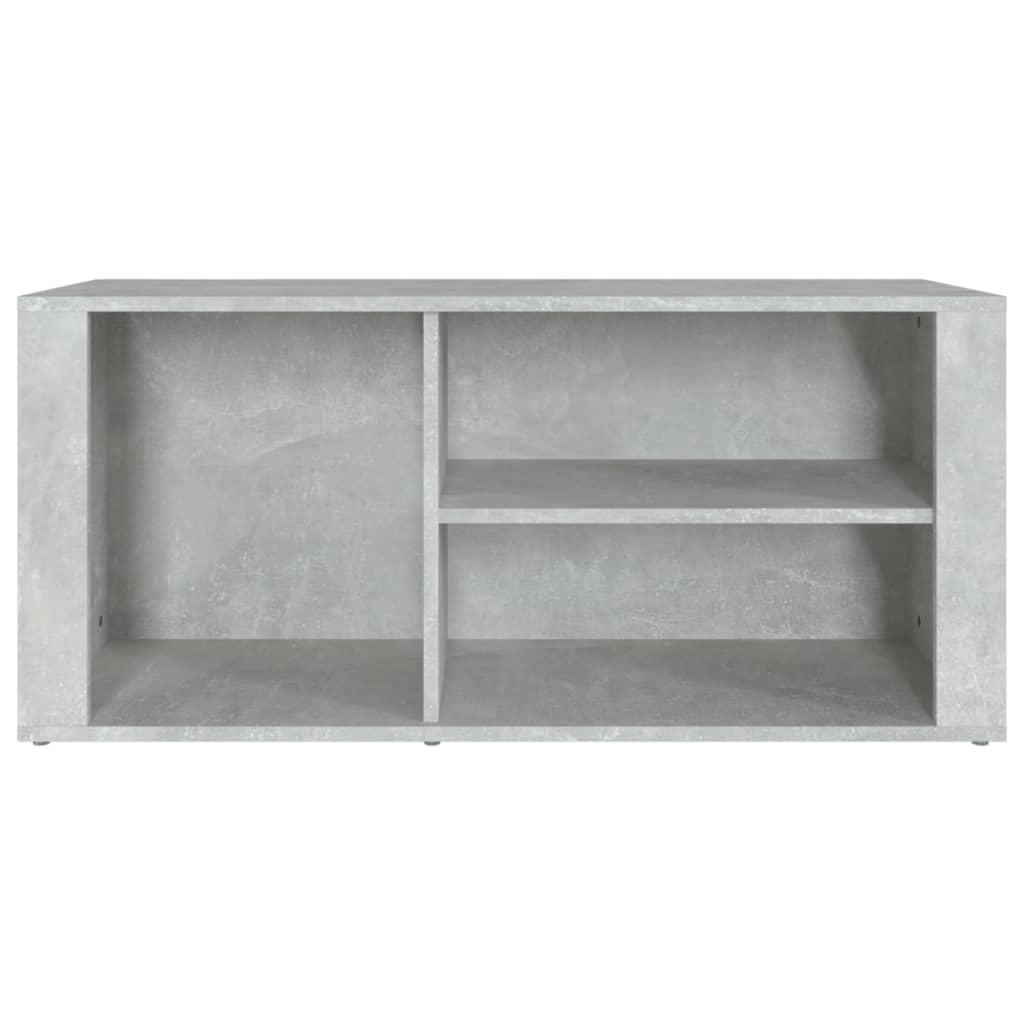 Armoire à chaussures Gris béton 100x35x45 cm Bois d'ingénierie - XIOS