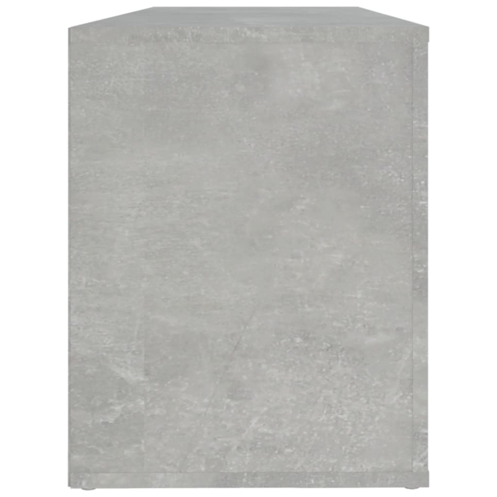 Armoire à chaussures Gris béton 100x35x45 cm Bois d'ingénierie - XIOS