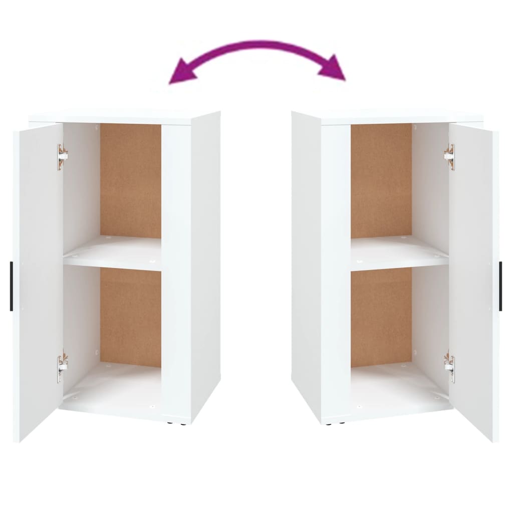 Buffet Blanc 40x33x70 cm Bois d'ingénierie - XIOS