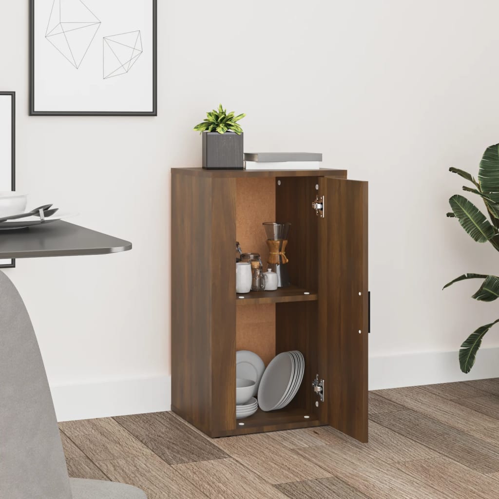 Buffet Chêne marron 40x33x70 cm Bois d'ingénierie - XIOS