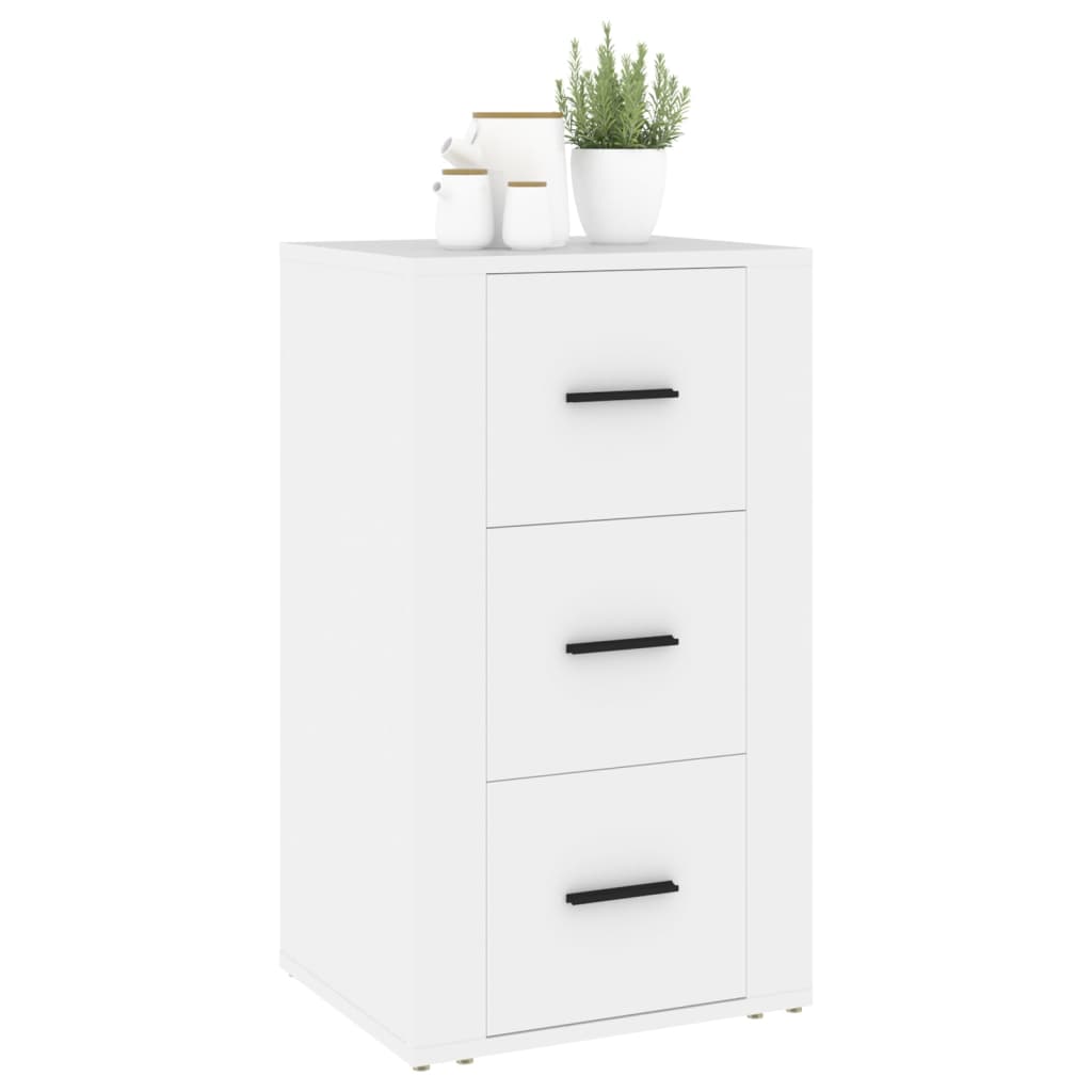 Buffet Blanc 40x33x70 cm Bois d'ingénierie - XIOS