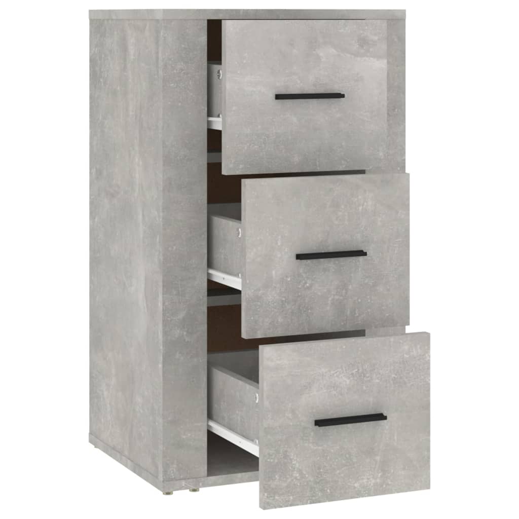 Buffet Gris béton 40x33x70 cm Bois d'ingénierie - XIOS