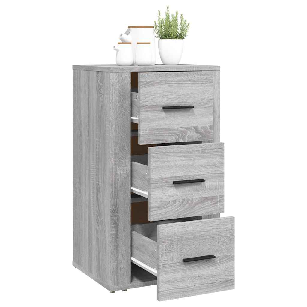 Buffet Sonoma gris 40x33x70 cm Bois d'ingénierie - XIOS