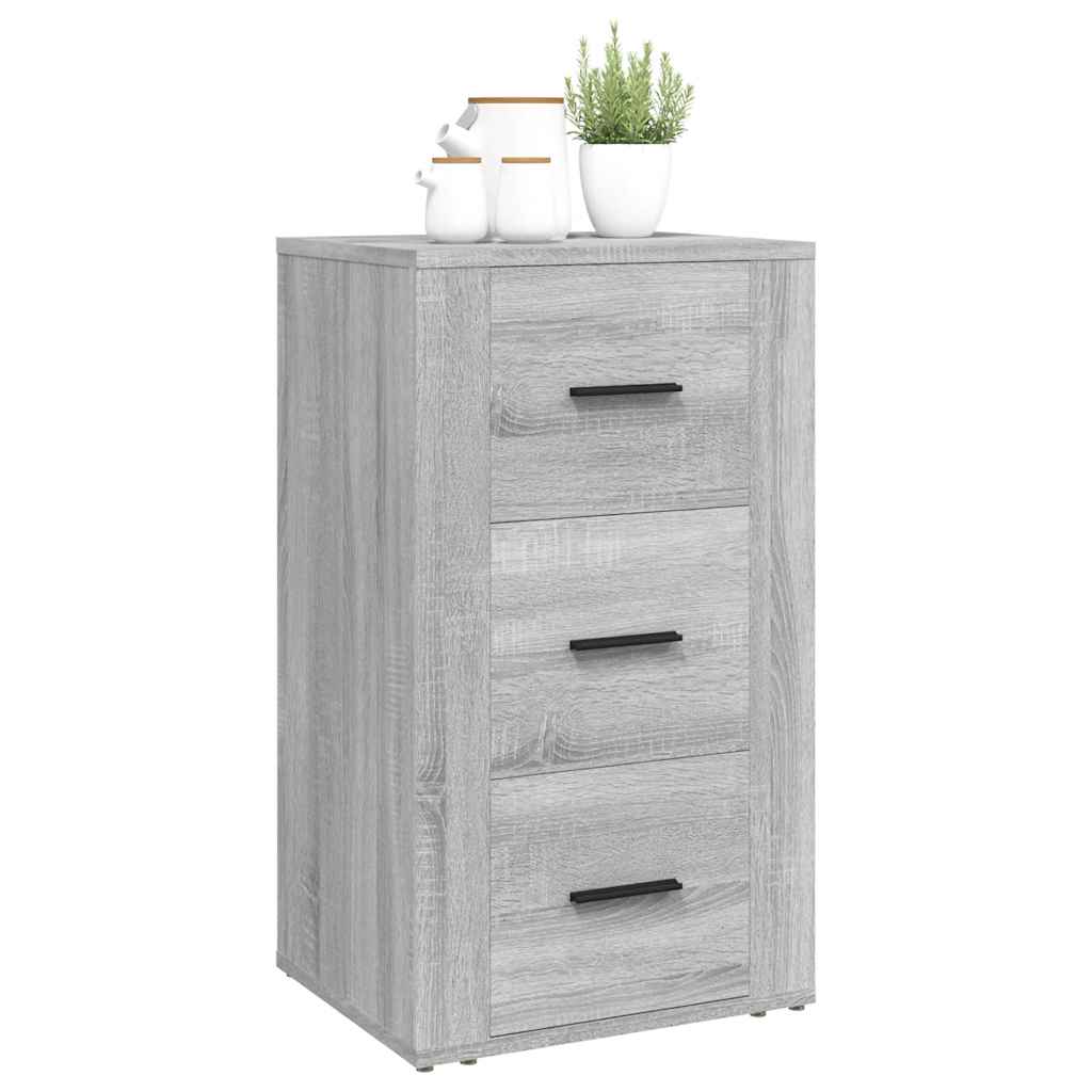 Buffet Sonoma gris 40x33x70 cm Bois d'ingénierie - XIOS