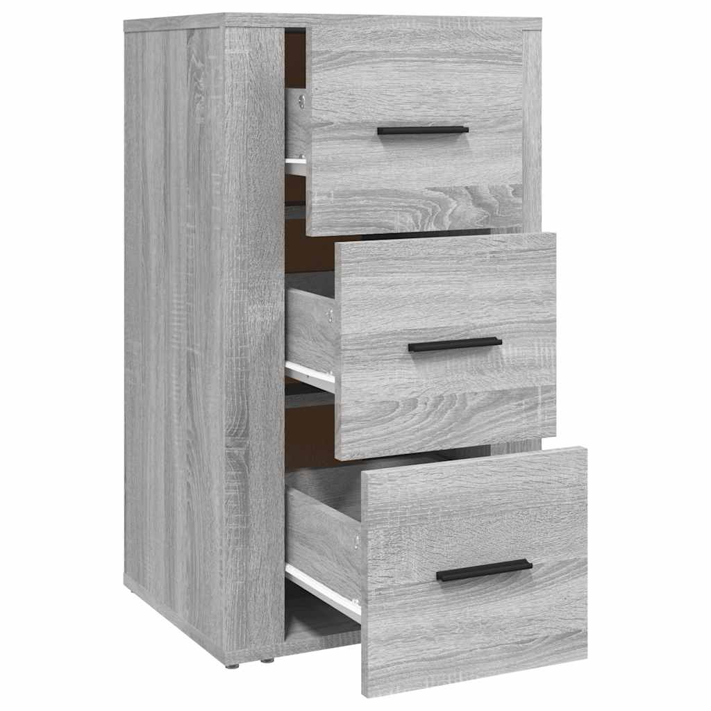 Buffet Sonoma gris 40x33x70 cm Bois d'ingénierie - XIOS