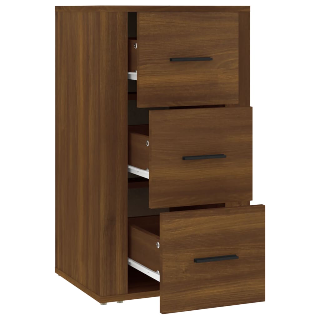 Buffet Chêne marron 40x33x70 cm Bois d'ingénierie - XIOS