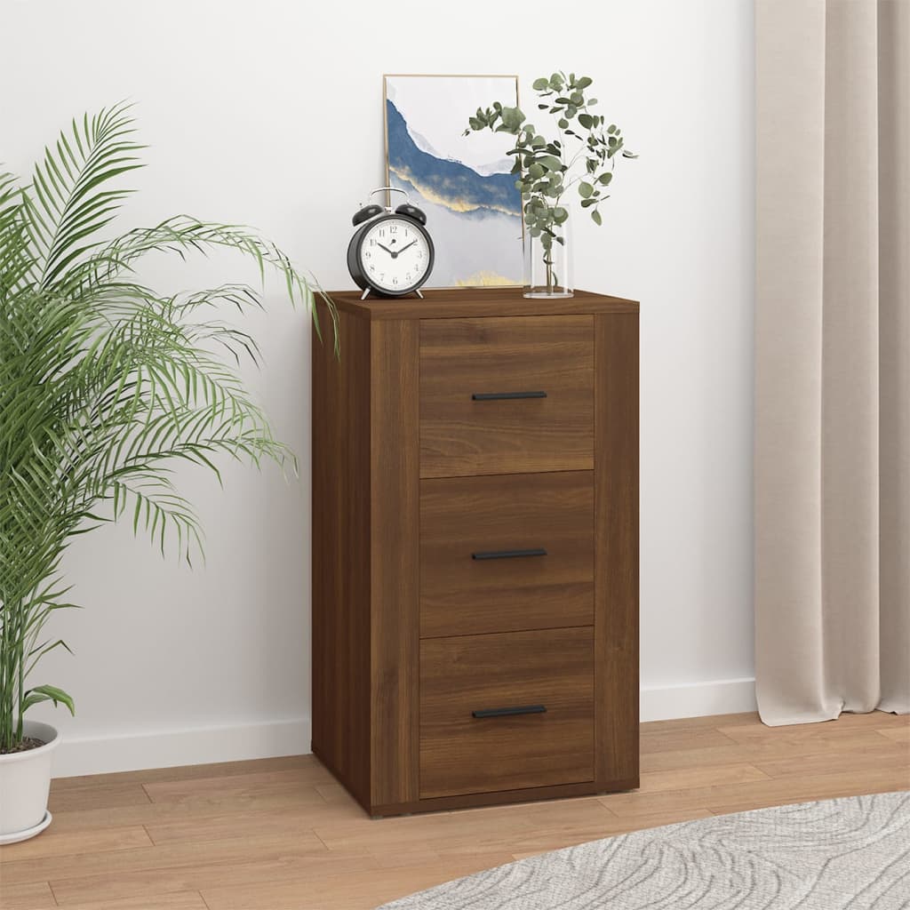 Buffet Chêne marron 40x33x70 cm Bois d'ingénierie - XIOS