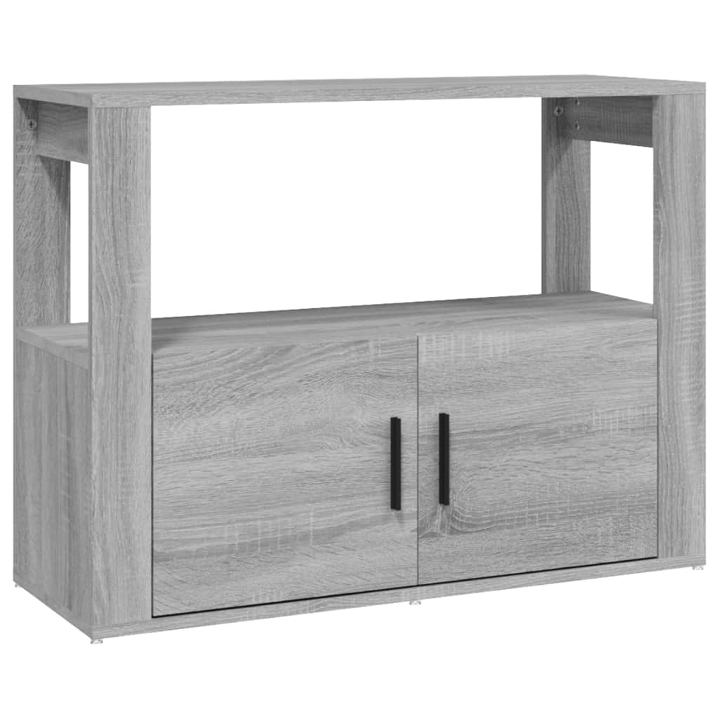 Buffet Sonoma gris 80x30x60 cm Bois d'ingénierie - XIOS