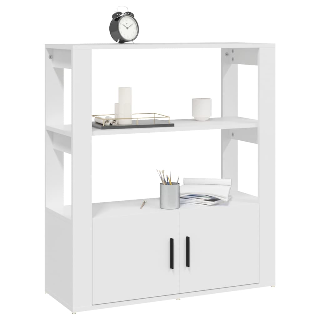 Buffet Blanc 80x30x90 cm Bois d'ingénierie - XIOS