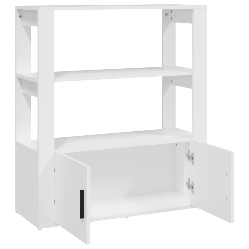 Buffet Blanc 80x30x90 cm Bois d'ingénierie - XIOS