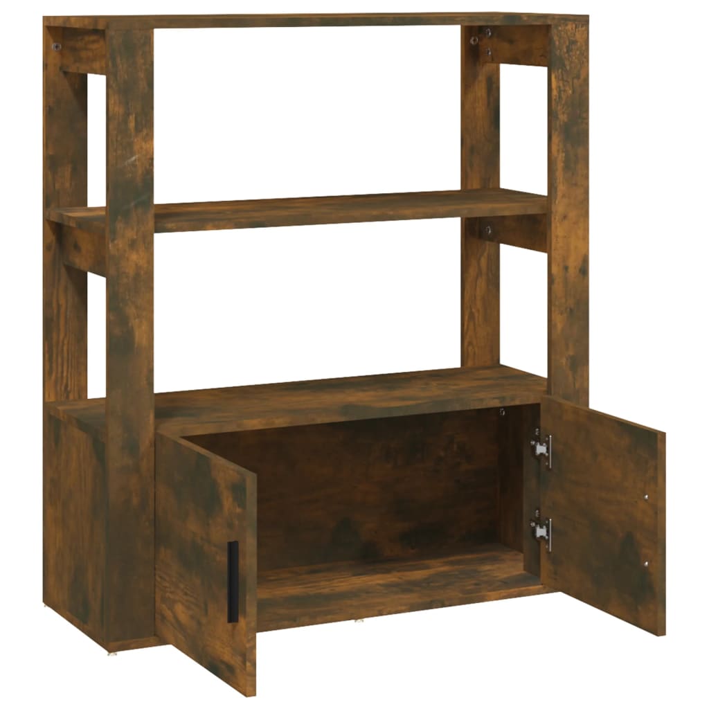 Buffet Chêne fumé 80x30x90 cm Bois d'ingénierie - XIOS